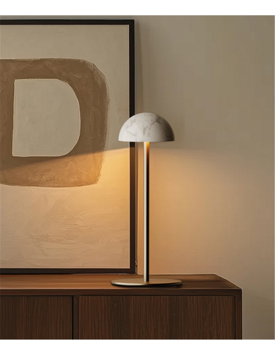 Lámpara de mesa Dussa – Aromas – Lámpara de mármol en 3 acabados, LED 2700K Lámpara de mesa Dussa – Aromas – Lámpara de mármol en 3 acabados, LED 2700K