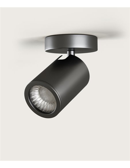 Plafón de techo Noon – Aromas – Lámpara de techo proyector, GU10 LED 3000K, Regulable Triac
