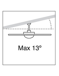 Ventilador de techo con luz Nick - Exo - Novolux Lighting - Ventilador moderno blanco, 3 velocidades 2