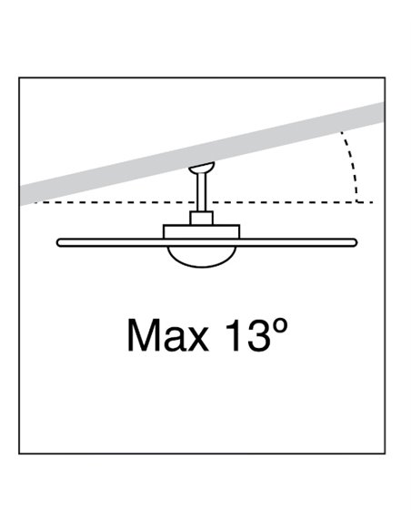 Ventilador de techo con luz Nick - Exo - Novolux Lighting - Ventilador moderno blanco, 3 velocidades