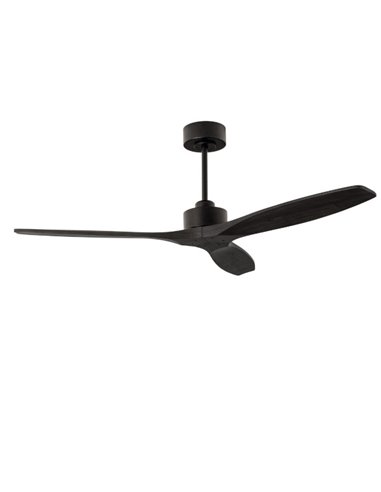 Ventilador de techo sin luz Stem Evo - FORLIGHT - Ventilador DC de madera negra