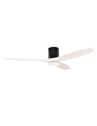 Ventilador de techo Stem Evo - FORLIGHT - Ventilador con luz LED, palas blancas