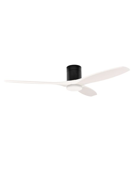 Ventilador de techo Stem Evo - FORLIGHT - Ventilador con luz LED, palas blancas