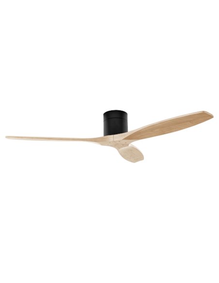 Ventilador de techo Stem Evo - FORLIGHT - Ventilador moderno DC de madera clara