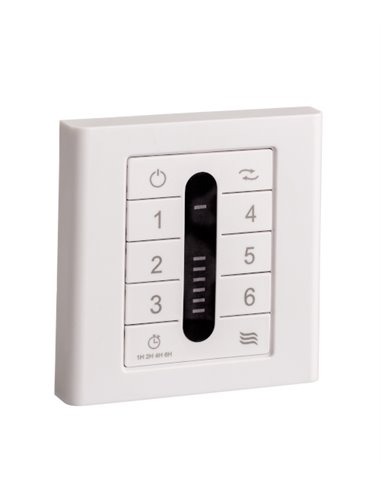 Ventilador de techo con luz Pam - FORLIGHT - Ventilador blanco, LED regulable Ventilador de techo con luz Pam - FORLIGHT - Ventilador blanco, LED regulable