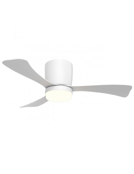 Ventilador de techo con luz Kent - AJP – Ventilador moderno LED, 6 velocidades