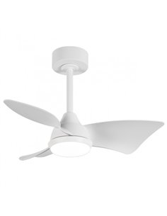 Ventilador de techo con luz Tauro - AJP - Ventilador blanco DC, 6 velocidades 2