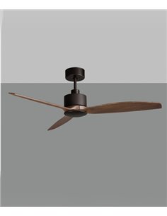 Ventilador de techo sin luz Garbin - ACB - Palas nogal, motor DC 2