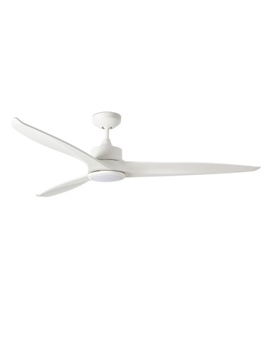 Ventilador de techo con luz blanco con motor DC Tonic - Faro