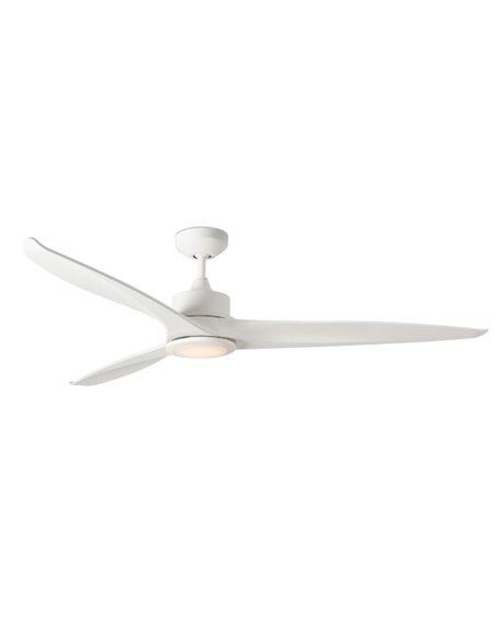 Ventilador de techo con luz blanco con motor DC Tonic - Faro