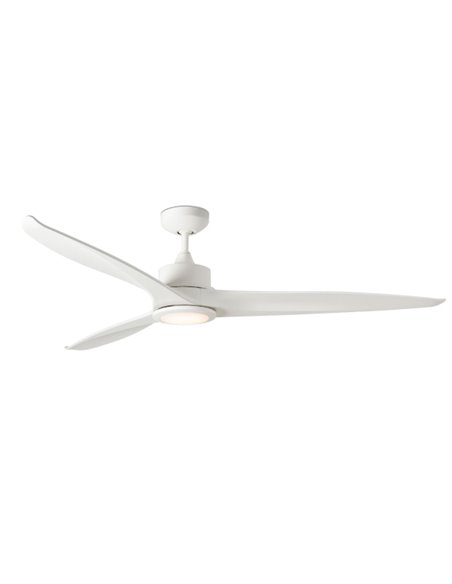 Ventilador de techo con luz blanco con motor DC Tonic - Faro