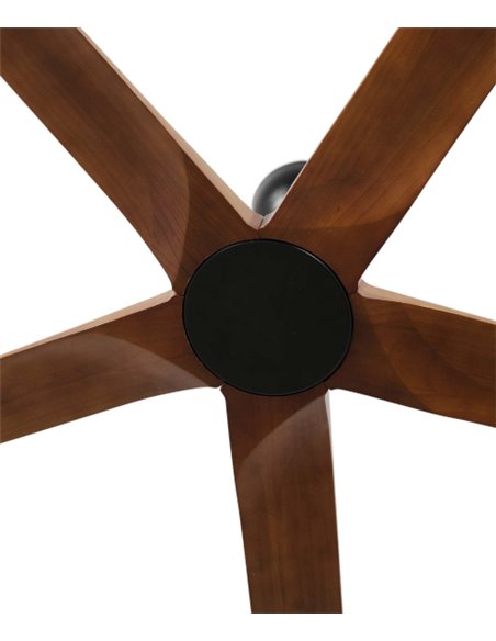 Ventilador de techo Bigwood 20 XL - Faro - Palas de madera FSC nogal