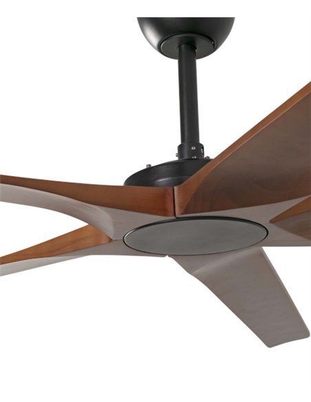 Ventilador de techo Bigwood 20 XL - Faro - Palas de madera FSC nogal