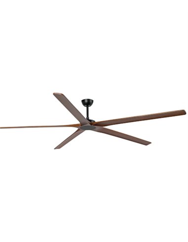 Ventilador de techo Bigwood 24 XXL - Faro - Palas de madera FSC de nogal, motor DC