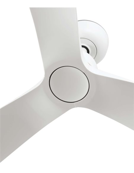 Ventilador de techo inteligente Outwood L - Faro - Ventilador blanco, apto exterior (IP44)