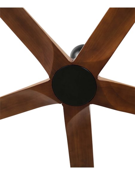 Ventilador de techo Bigwood 20 XL - Faro - Ventilador Smart sin luz de madera plywood