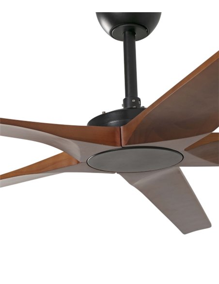 Ventilador de techo Bigwood 20 XL - Faro - Ventilador Smart sin luz de madera plywood