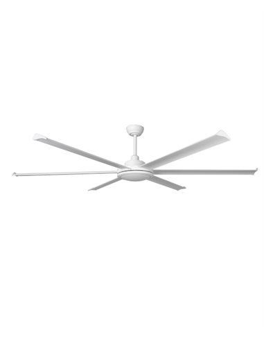 Ventilador de techo con luz Rotterdam 20 XL LED - Faro - Ventilador DC blanco, tamaño grande