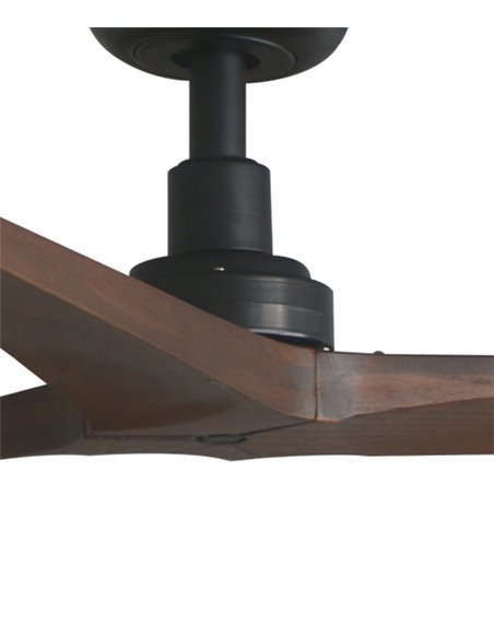 Ventilador de techo Klim L Smart - Faro - Palas de nogal oscuro