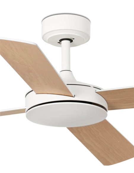 Ventilador de techo Mallorca Smart L - Faro - Palas reversibles blanco/arce