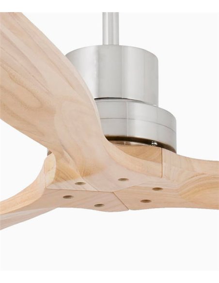 Ventilador de techo Lantau Smart L - Faro - Ventilador DC sin luz, palas de pino