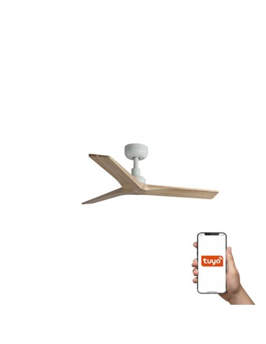 Ventilador de techo sin luz Klim Smart S - Faro - Ventilador DC de pino