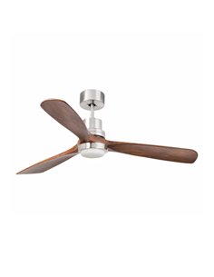 Ventilador de techo con luz Lantau L - Faro - Ventilador DC de nogal 2