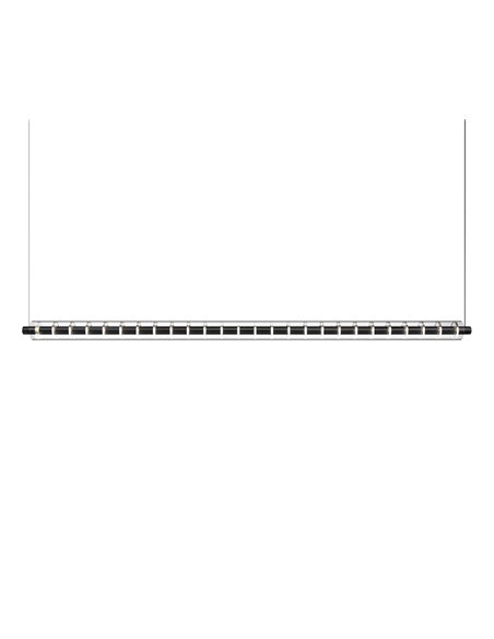 Lámpara colgante lineal Loop - Arkoslight - Lámpara LED minimalista