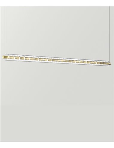 Lámpara colgante lineal Loop - Arkoslight - Lámpara LED minimalista Lámpara colgante lineal Loop - Arkoslight - Lámpara LED minimalista