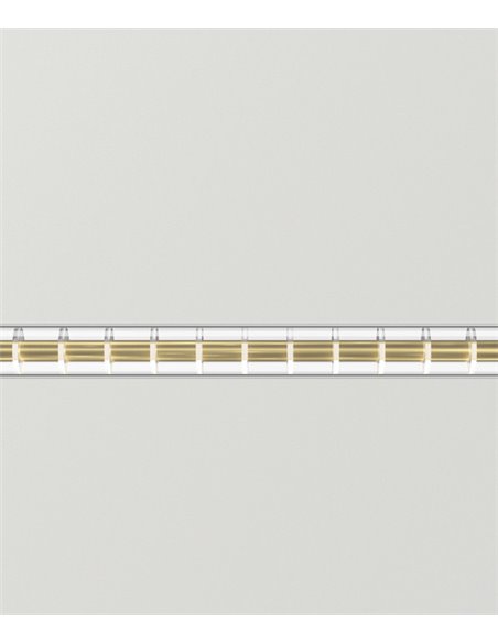 Lámpara colgante lineal Loop - Arkoslight - Lámpara LED minimalista