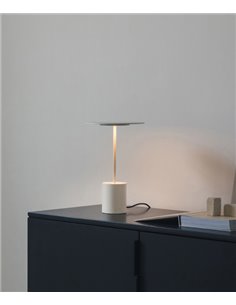 Lámpara de mesa Yoru Big - Arkoslight - Diseño minimalista en blanco o negro