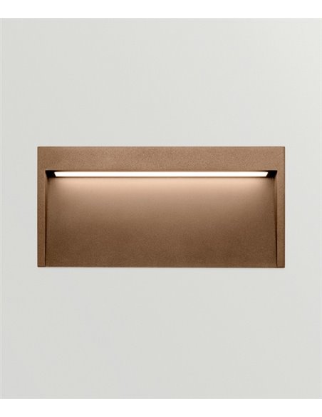 Empotrable de pared de exterior Slim - Arkoslight - Iluminación indirecta para jardín