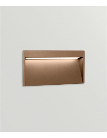 Empotrable de pared de exterior Slim - Arkoslight - Iluminación indirecta para jardín