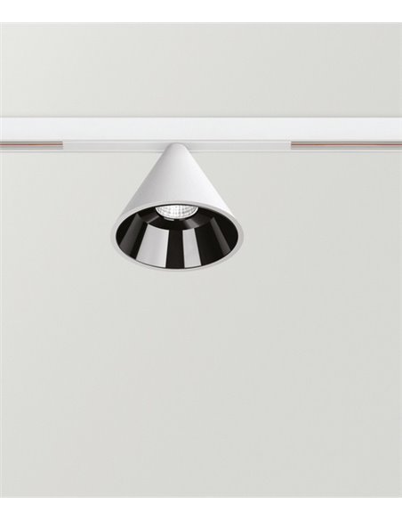 Lámpara de carril Wiz 48V Short - Arkoslight - Downlight con efecto The Invisible Black