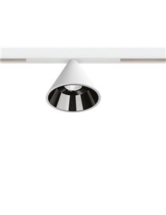 Lámpara de carril Wiz 48V Short - Arkoslight - Downlight con efecto The Invisible Black 2