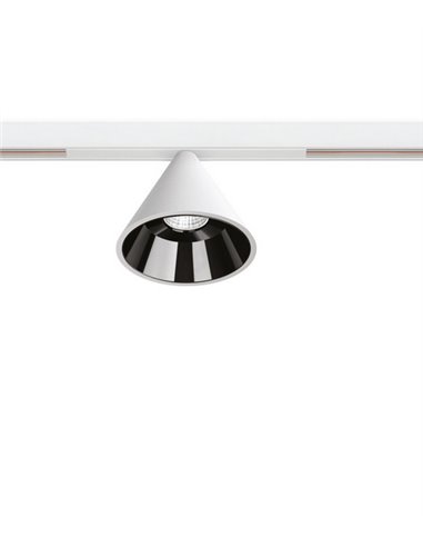 Lámpara de carril Wiz 48V Short - Arkoslight - Downlight con efecto The Invisible Black