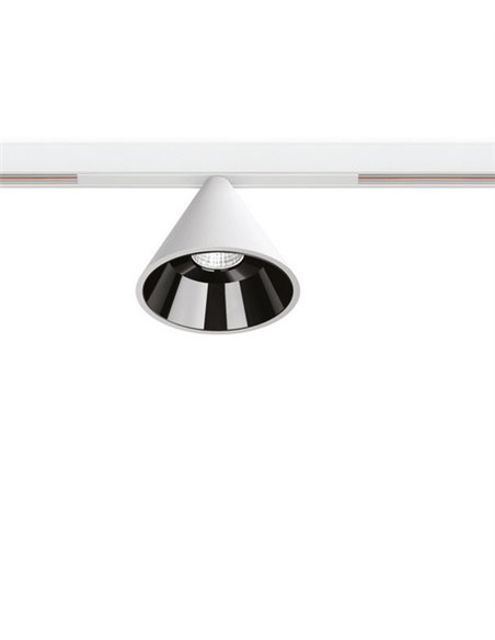 Lámpara de carril Wiz 48V Short - Arkoslight - Downlight con efecto The Invisible Black