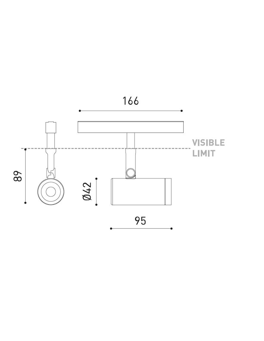 Proyector de carril Coco 48V Super Spot - Arkoslight - Foco orientable LED Proyector de carril Coco 48V Super Spot - Arkoslight - Foco orientable LED