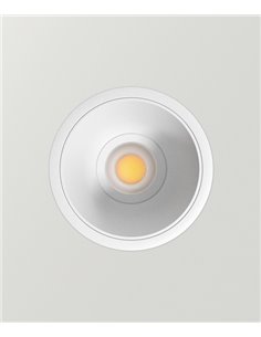 Foco de techo de exterior Buddy - Arkoslight - Lámpara redonda regulable LED regulable