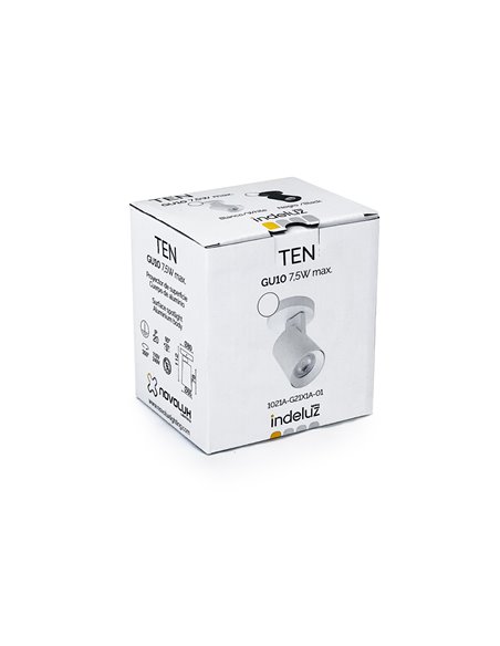 Proyector de techo Ten - Novolux Lighting - Lámpara de superficie orientable