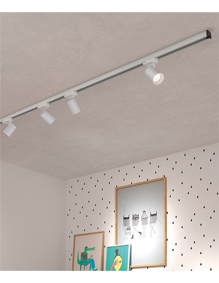 Proyector de carril tilt Ten - Novolux Lighting - Lámpara de superficie orientable