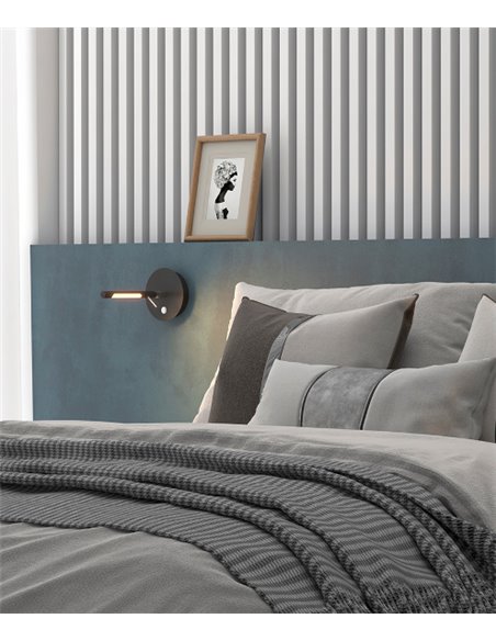 Aplique de pared Book - Novolux Lighting - Luz orientable LED