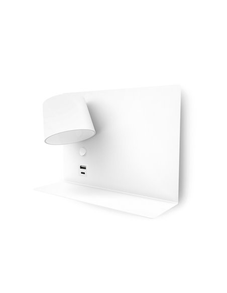 Aplique de pared Serene Derecho - Novolux Lighting - Lámpara de lectura con bandeja