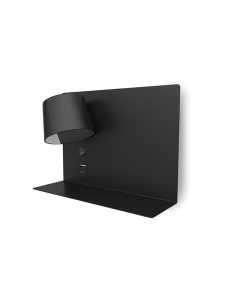 Aplique de pared Serene Derecho - Novolux Lighting - Lámpara de lectura con bandeja