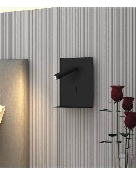 Aplique de pared Baltic - Novolux Lighting - Lámpara de lectura con bandeja