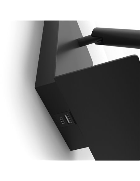 Aplique de pared Baltic - Novolux Lighting - Lámpara de lectura con bandeja