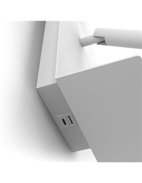 Aplique de pared Baltic - Novolux Lighting - Lámpara de lectura con bandeja