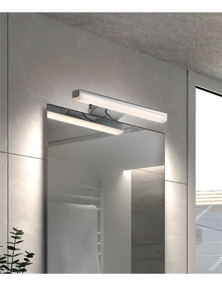 Aplique de pared Sleet - Novolux Lighting - Lámpara para espejo de baño
