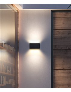 Aplique de pared de exterior Mura - Novolux Lighting - Lámpara LED horizontal