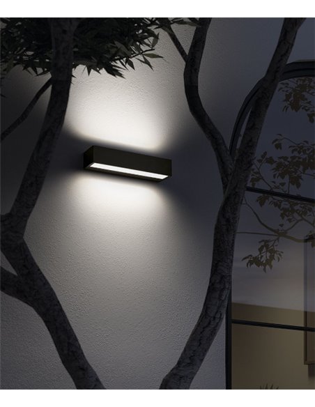 Aplique de pared de exterior Croma - Novolux Lighting - Uni/bidereccional emisión de luz
